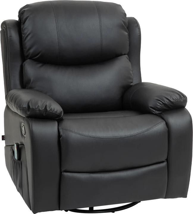 Actual product image Swisshandel24 Relax armchair massage function electric reclining function heating function swivelling spring