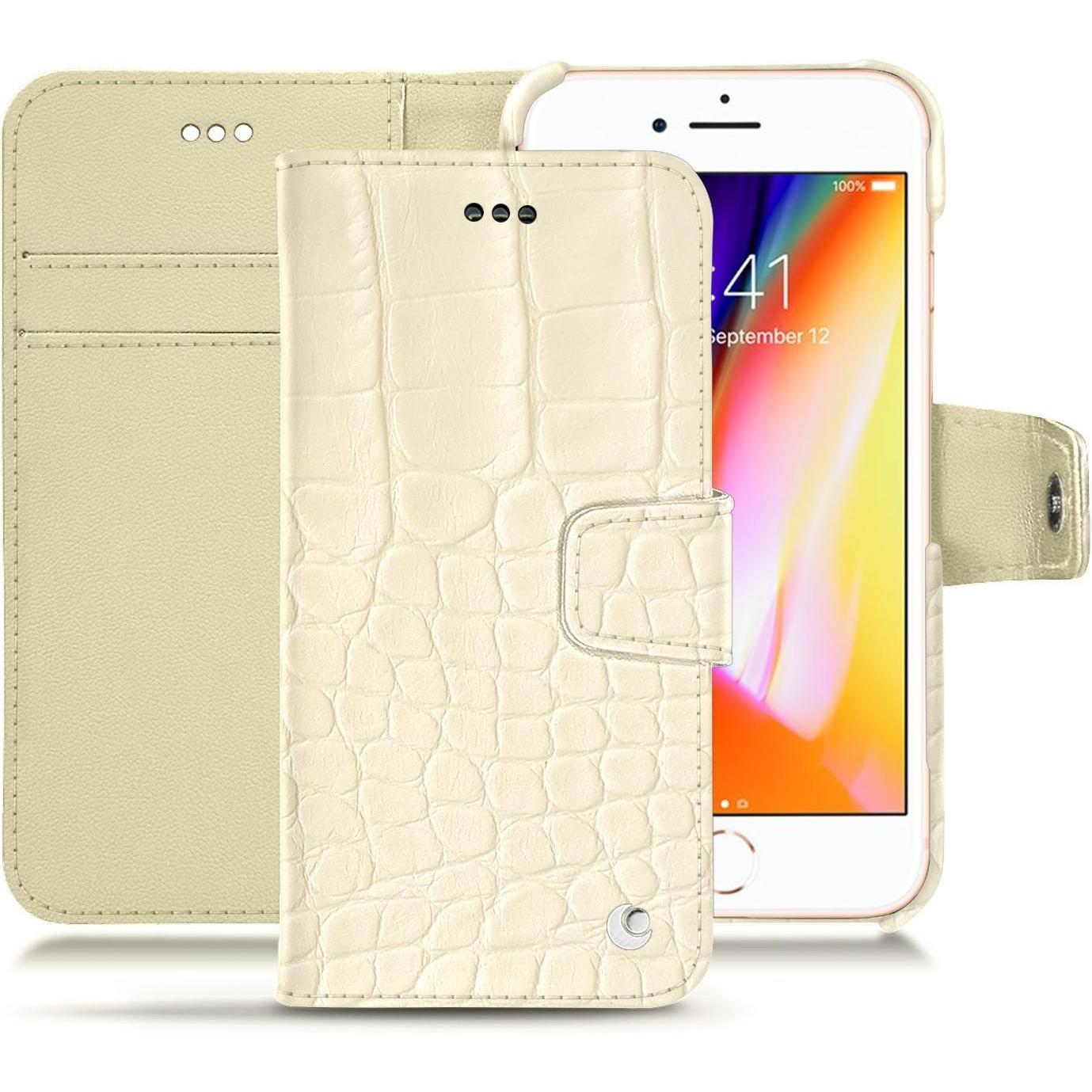 Noreve Lederschutzhülle Wallet (Samsung Galaxy S8+), Smartphone Hülle, Transparent