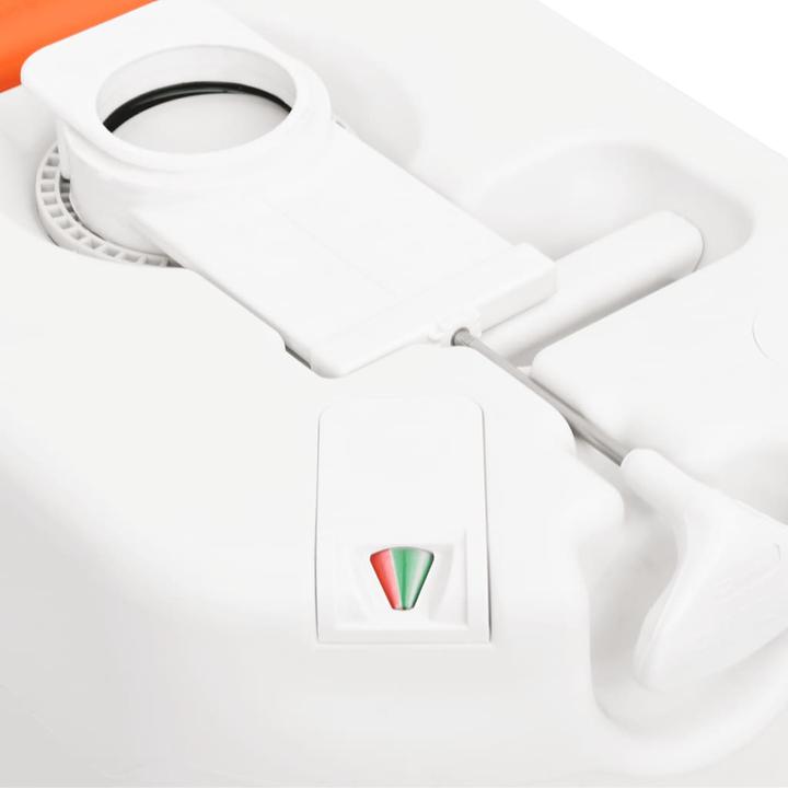 Immagine prodotto VidaXL Toilette da campeggio da incasso Bianca 24+17 L HDPE e PP