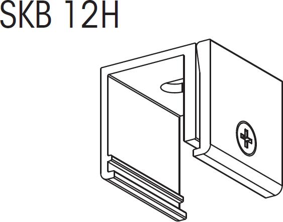 Image du produit Nordic Global Trac pince de rail hauteur 29 mm SKB12H-2 noir