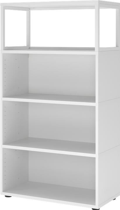 Actual product image Hammerbacher Shelf, 4OH, white (80 x 40 x 145.20 cm)