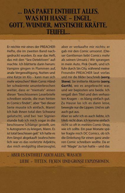 Produktbild Panini Preacher. Sie kamen nach Masada (Deutsch, Garth Ennis, 2008)