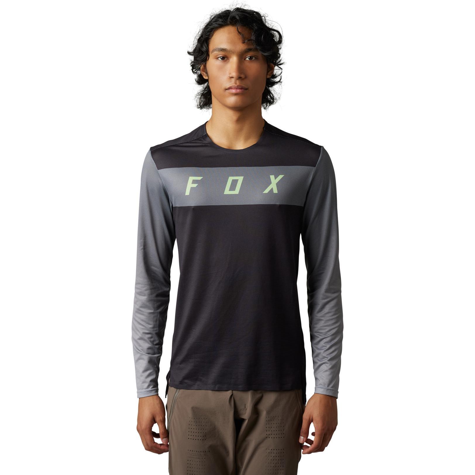 Thumbnail - Fox, Herren, Velotrikot, Flexair LS Jersey (M), Schwarz, M