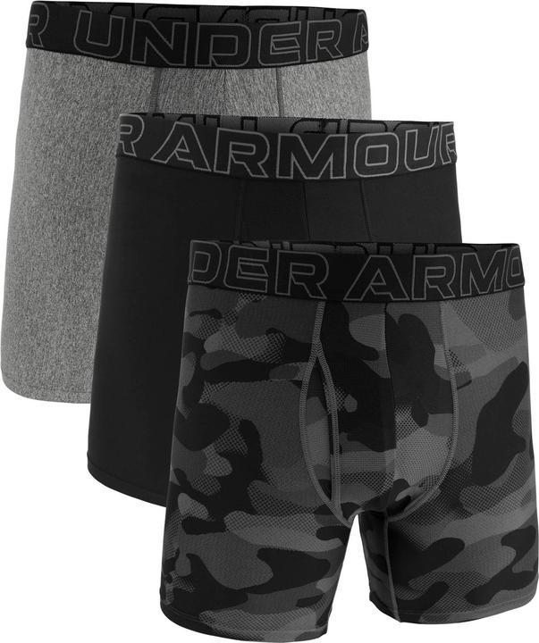 Actual product image Under Armour Boxer shorts Sporty Figure-hugging UA PERFORMANCE TECH - PRINT 6 IN 3PK (M, pack of 3)