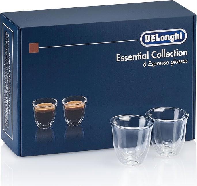 Immagine prodotto De'Longhi SET DLSC300 Set di 6 bicchieri da caffè espresso (60 ml, 6 x)