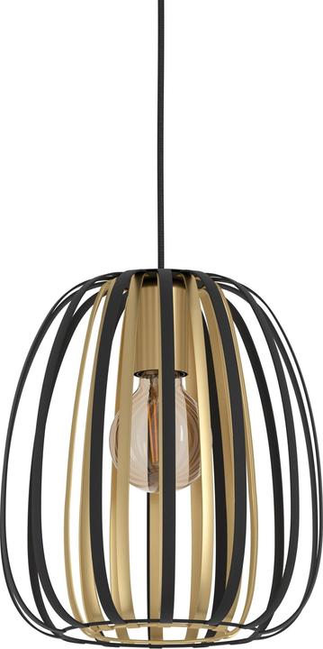 Immagine prodotto EGLO Lampada a sospensione ENCINITOS 1x E27 Nero/Oro (E27, 0 lm)