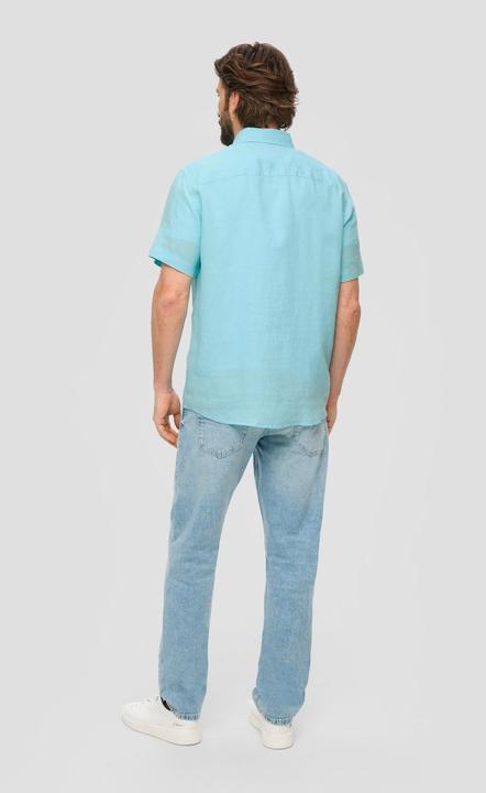 Produktbild s.Oliver Hemd Kurzarmhemd aus Leinen (XL)