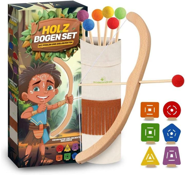 Actual product image Bogenkönig Bogenschiess-Set 12-teilig
