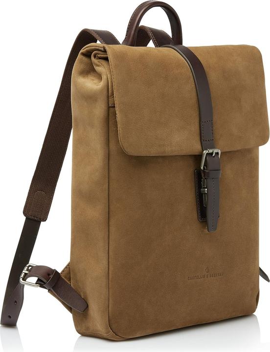 Actual product image Castelijn & Beerens Veneto backpack RFID protection leather 39 cm laptop compartment (11 l)