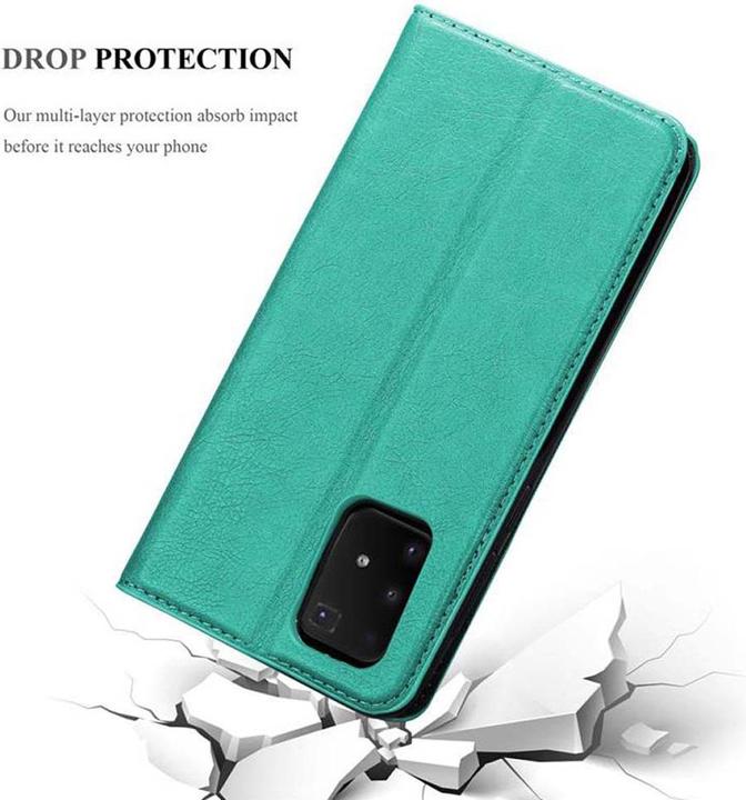 Actual product image Cadorabo Book Invisible Magnet Cover (Samsung Galaxy A91)