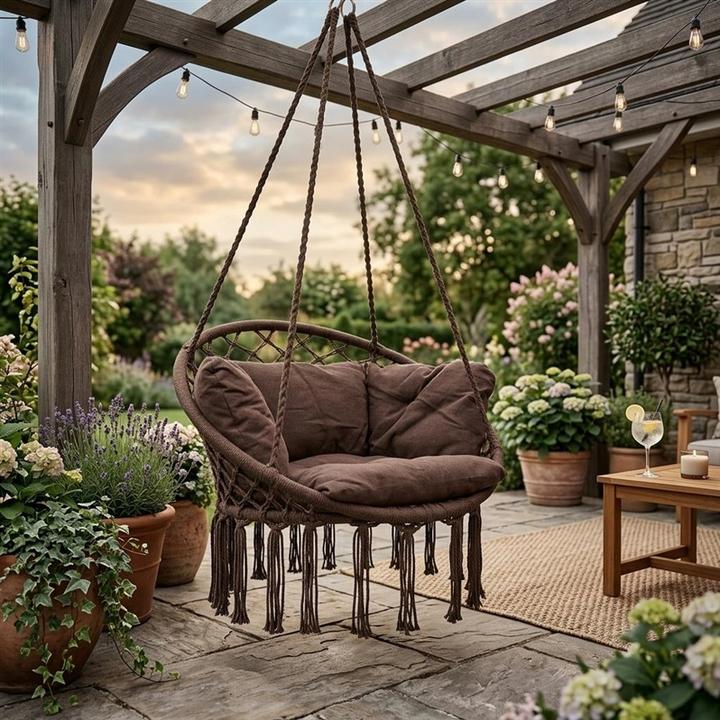 Domoletti Swing chair Lifestyle, brown