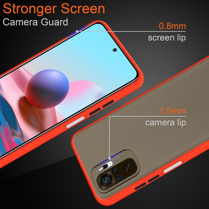 Productafbeelding Cadorabo Hybride matte hoes (Xiaomi Redmi Note 10 4G)