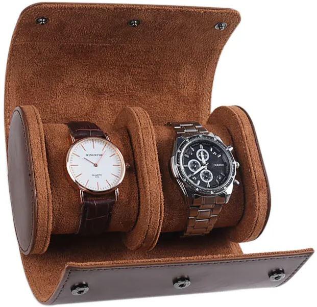Immagine prodotto PhoneLook Boîte à montre de luxe et de haute qualité en similicuir et coussin de montre doux 2 montres