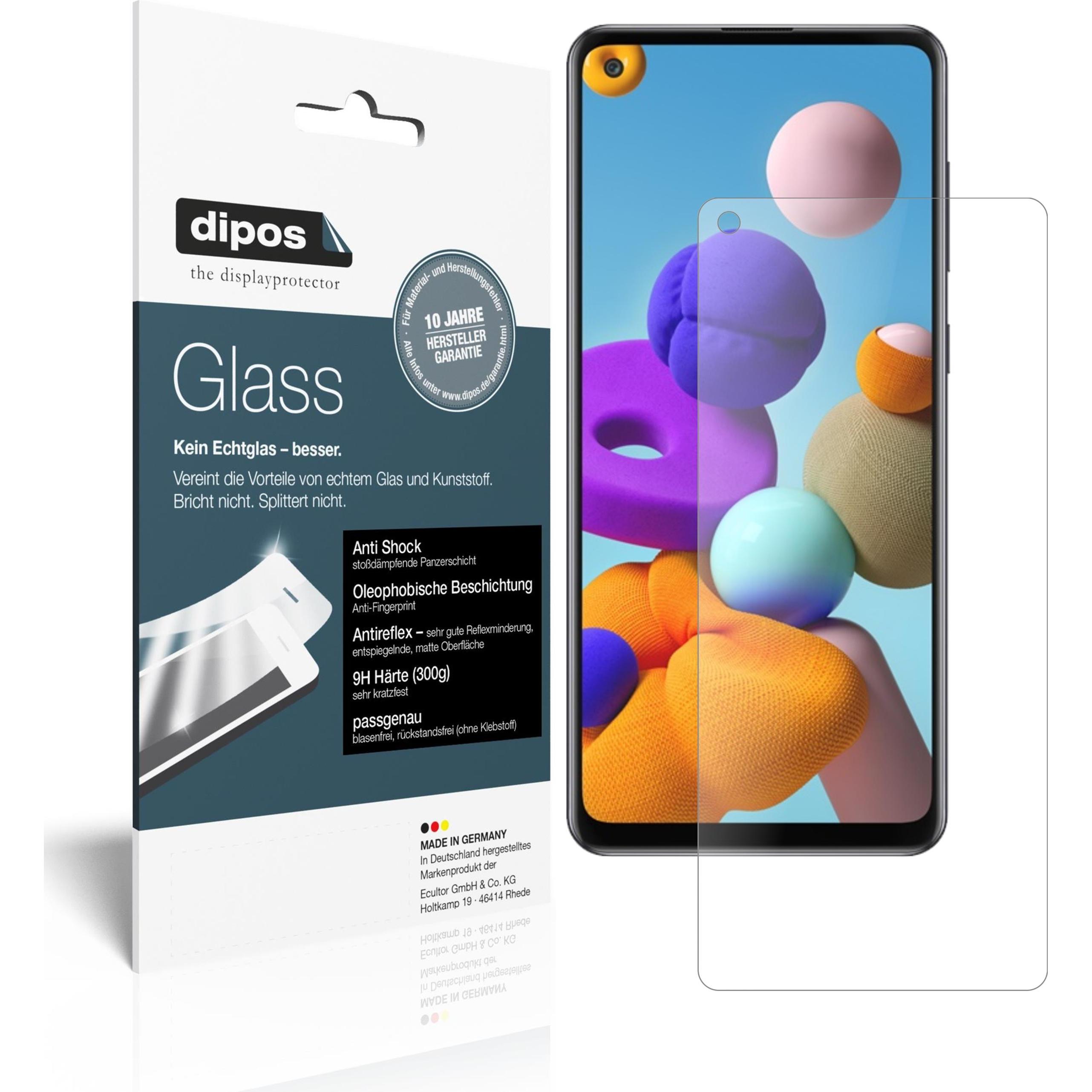 Thumbnail - Dipos Displayschutz Anti-Shock (2 Stück, Samsung Galaxy A21s), Smartphone Schutzfolie, Transparent