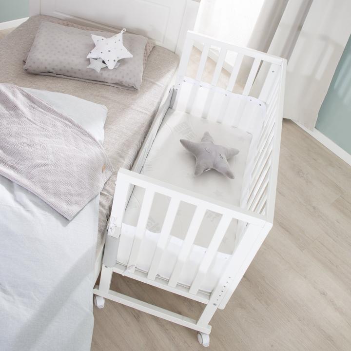 Actual product image Roba Comforter & Bassinet 3in1 with Barrier Starry Magic Grey