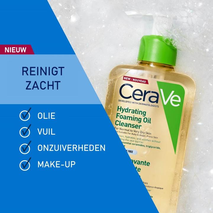 Actual product image CeraVe Hydrating Foaming Oil Cleanser (Cleansing oil, 236 ml)
