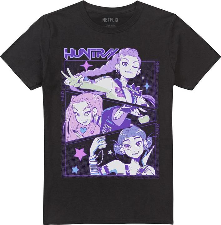 Produktbild K-Pop Demon Hunters Erwachsene HuntrX Anime TShirt (4XL)