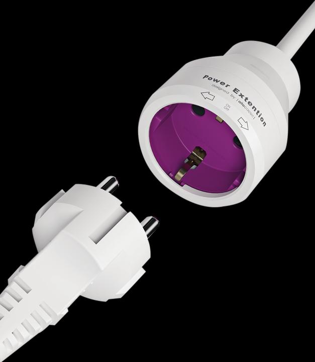 Allocacoc extension cords (1 x, CEE 7/4, 5 m)