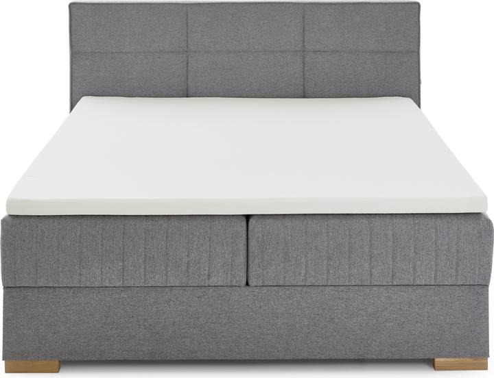 Produktbild Meise Möbel Tambo Boxspringbett inkl. Bettkasten mit Bonnellfederkernbox Stoff Nordic (180 x 200 cm)