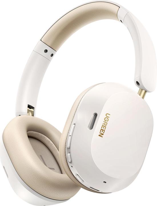 Productafbeelding Ugreen Draadloze hoofdtelefoon HiTune Max 5C, hybride ANC, Bluetooth 5.4 (wit) (Draadloze)