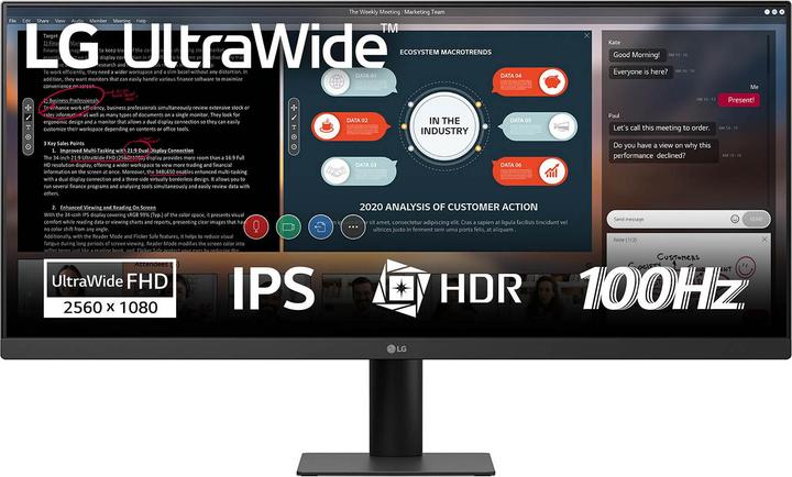 Produktbild LG 29U511A-B (2560 x 1080 Pixel, 29")