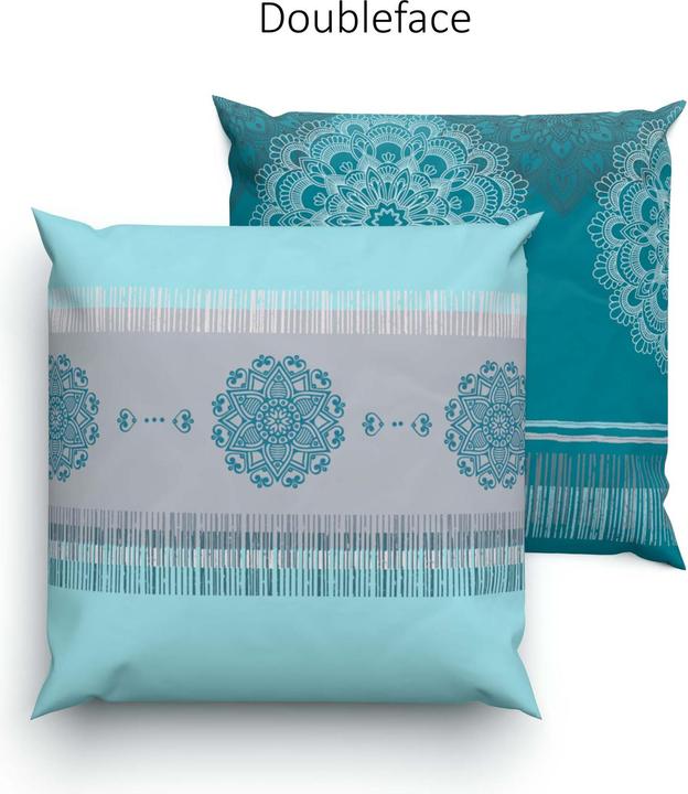 Produktbild Lotus Bettwaren Bettwäsche Satin Alize petrol (Kopfkissenbezug, 65 x 65 cm)