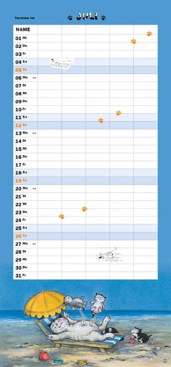 Actual product image Heye Familienplaner (21 x 45 cm)
