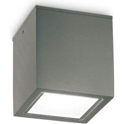 Ideal lux, Wandleuchte + Deckenleuchte, TECHO Deckenleuchte GU10 dimmbar Anthrazit IP54 251554 (GU10)