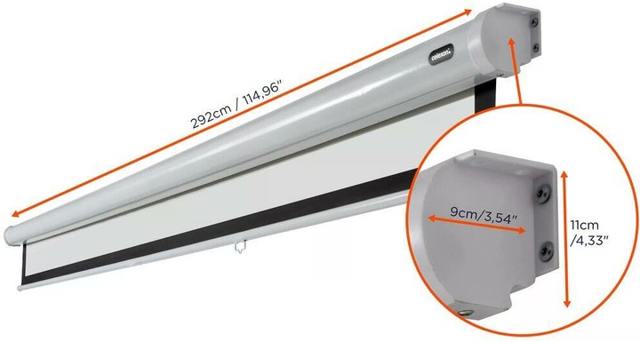 Actual product image Celexon Rollo Economy, Canvas, 4:3 (141.34", 4:3)
