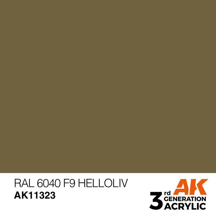 AK Interactive RAL 6040 F9 Licht olijfgroen