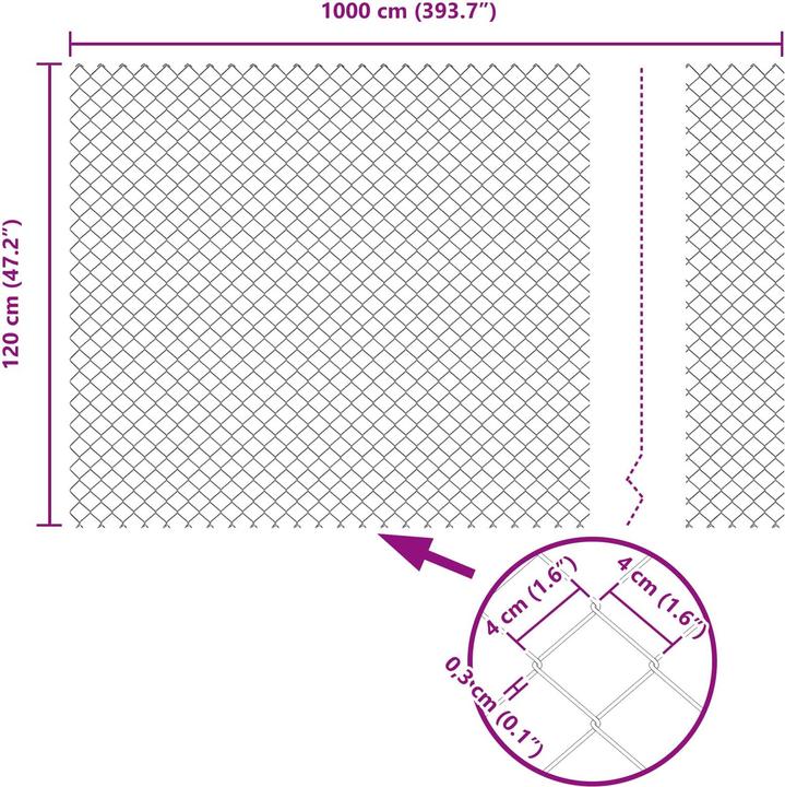 Produktbild vidaXL Aussenbarriere