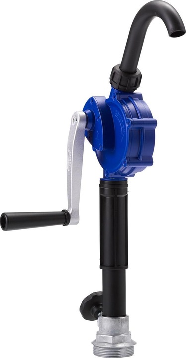 Actual product image Pressol Crank operated hand pump, pump rate 15 l/min, with drainage elbow, for oil