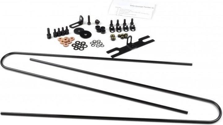 Velo Orange 650b Smooth Garde-boue, 58mm, Noir (Kit de garde-boue)