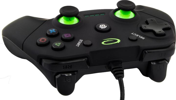 Image du produit Esperanza EGG110K Contrôleur de jeu Gamepad PC Playstation 3 Analogique / Digital USB 2.0 Noir (PS3, PC)