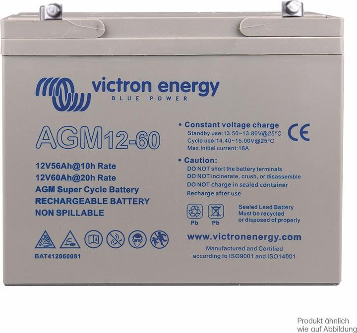 Image du produit Victron Energy AGM Batterie (12 V, 60 Ah)