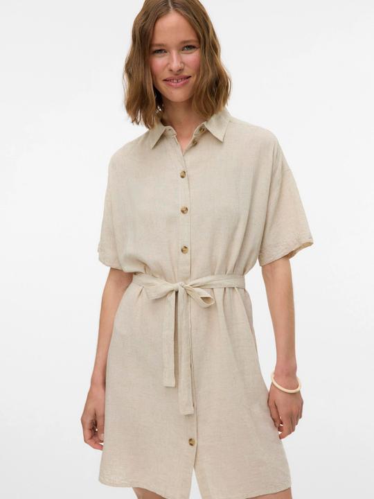 Actual product image Vero Moda Vmthea Ss Short Shirt Dress Wvn Noos (XL)