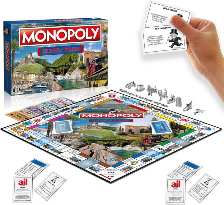 Immagine prodotto Hasbro Monopoly Ticino / Tessin (Tedesco, Italiano)