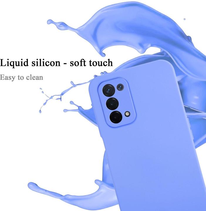 Actual product image Cadorabo Case for OPPO A54 5G / A74 5G TPU in liquid protection silicone design (Oppo A74 5G)