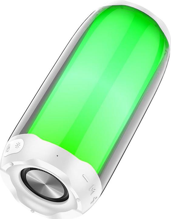 Produktbild Hoco - Wireless Speaker Pulsating (HC8) - with LED Light, Bluetooth 5.0, 10W - White (4 h)