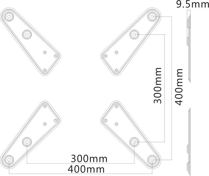 Actual product image PureMounts Pm-Adapt-Dw (Wall, 30 kg)
