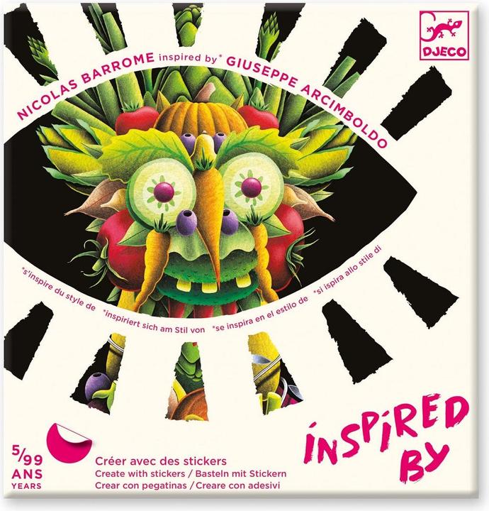 Immagine prodotto Djeco Ispirato da Giuseppe Arcimboldo - Verdure di primavera
