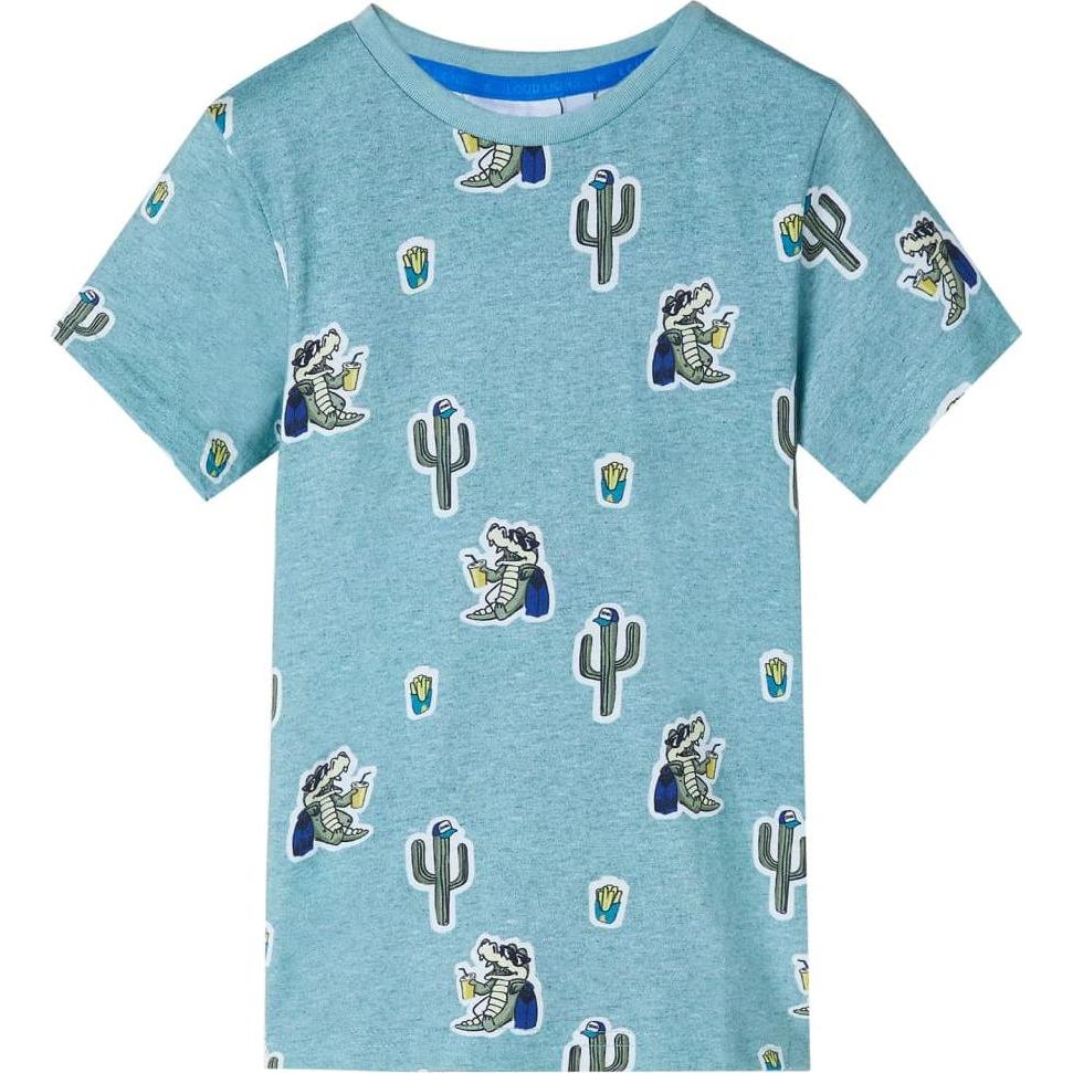 VidaXL, Jungen, Shirt, Jared, Grün, (140)