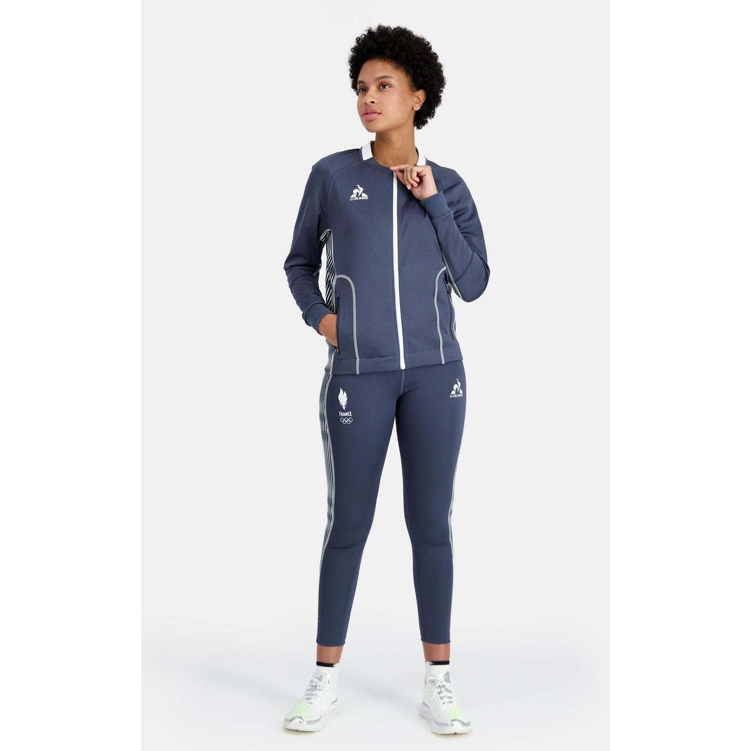 Thumbnail - Le Coq Sportif, Damen, Jacke, trainingsjacke mit reissverschuss damen e coq sportif n° 2 (L), Blau, L
