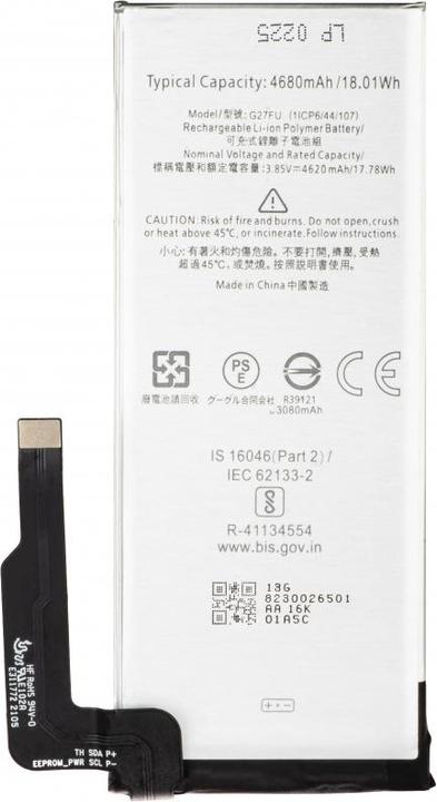 Produktbild Aftermarket Akku G27FU für Pixel 5a 5G