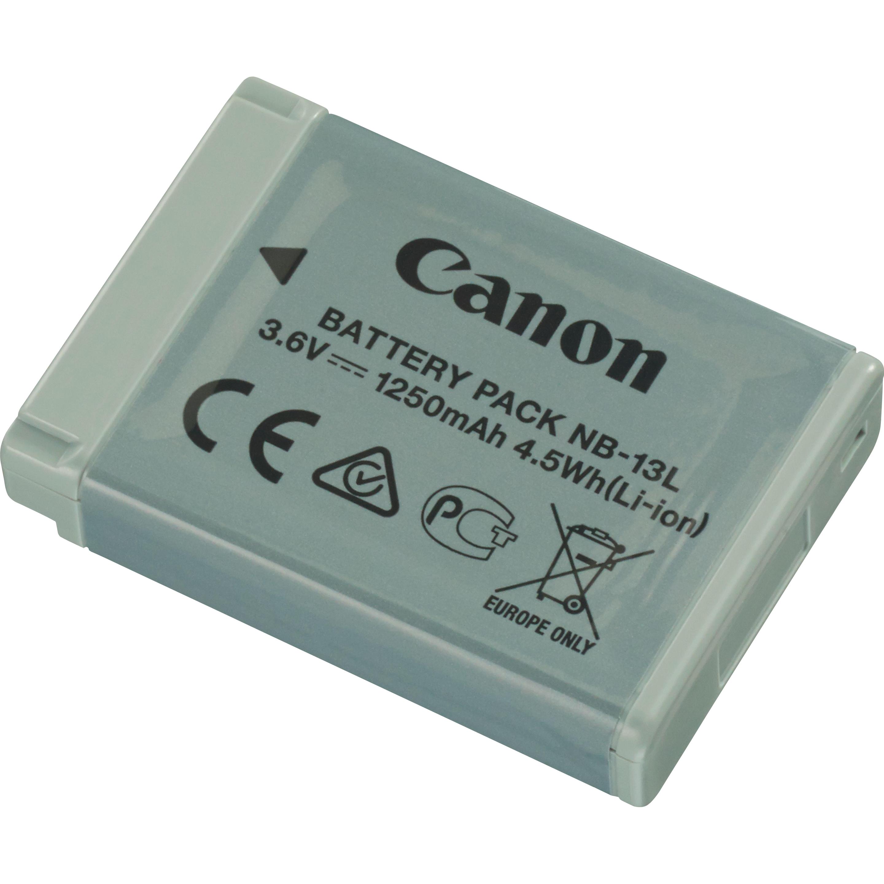 Canon Nb-13l (Akku), Kamera Stromversorgung, Schwarz