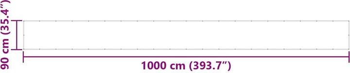 Image du produit vidaXL Balkon Sichtschutz (1000 cm)