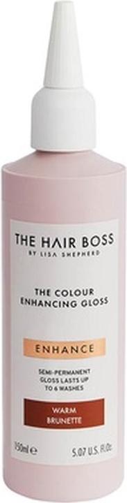 The Hair Boss By Lisa Shepherd The Colour Enhancing Gloss Highlighter Warm Brunette 150Ml (Warm Brunette)