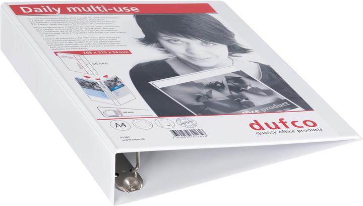 Actual product image Dufco Ring binder 6 cm, white (A4, 60 mm, 1 pcs.)