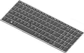 Actual product image HP Keyboard (ENGLISH)