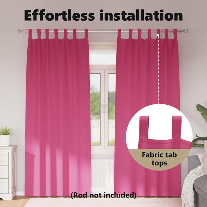Actual product image vidaXL Verdunkelungsvorhänge (140 x 245 cm)
